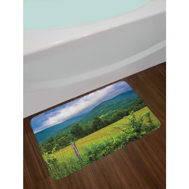 Rural Old Fence Photo Bath Mat