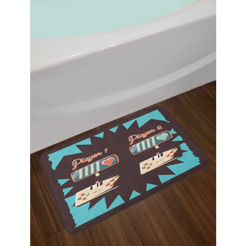 Multiple Players Console Bath Mat