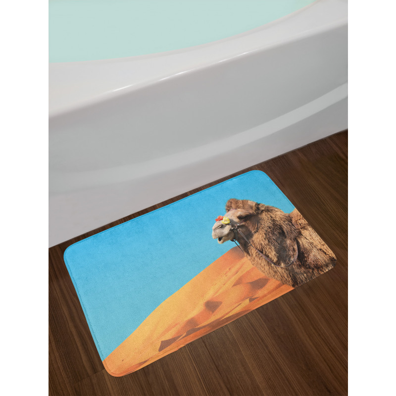 Camel Sand Dunes and Sky Bath Mat