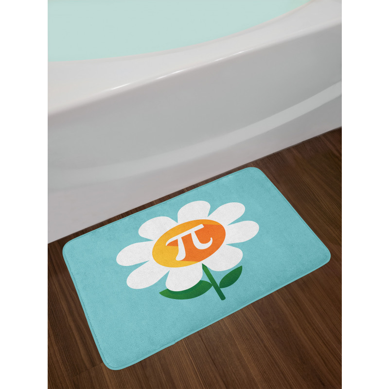 Number on Cartoon Daisy Bath Mat