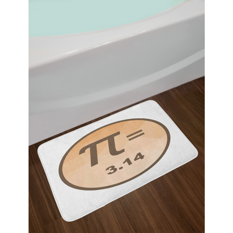 Value Number in Circle Bath Mat