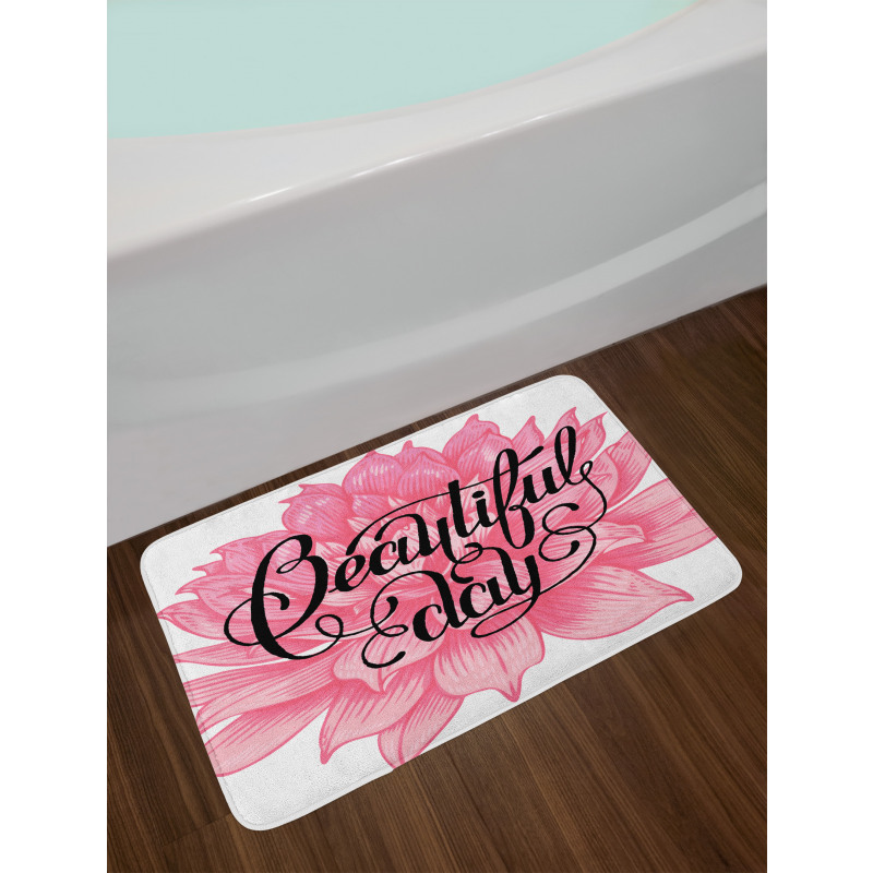 Day on Dahlia Bath Mat