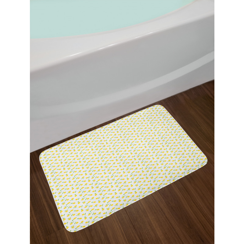 Summer Citrus Fruit Bath Mat