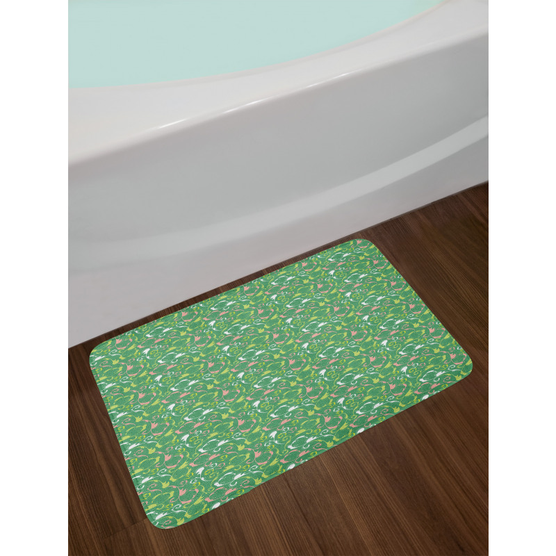 Creative Colorful Swirls Bath Mat