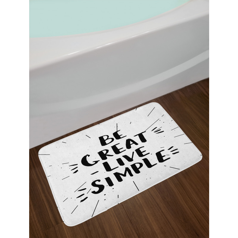 Creative Be Live Simple Bath Mat