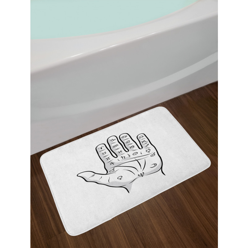 Single Hand with Bath Mat