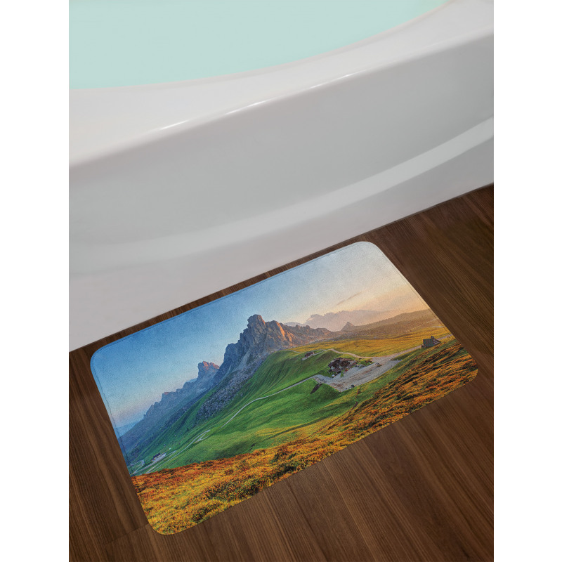 Sunrise at Dolomites Bath Mat