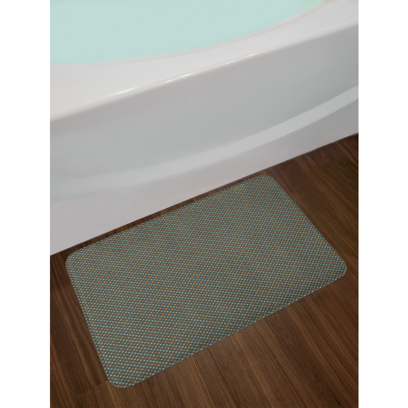 Symmetric Little Pattern Bath Mat