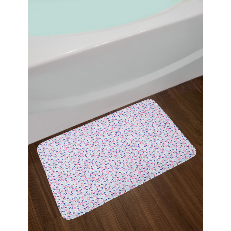 Creative Leaf and Petal Bath Mat