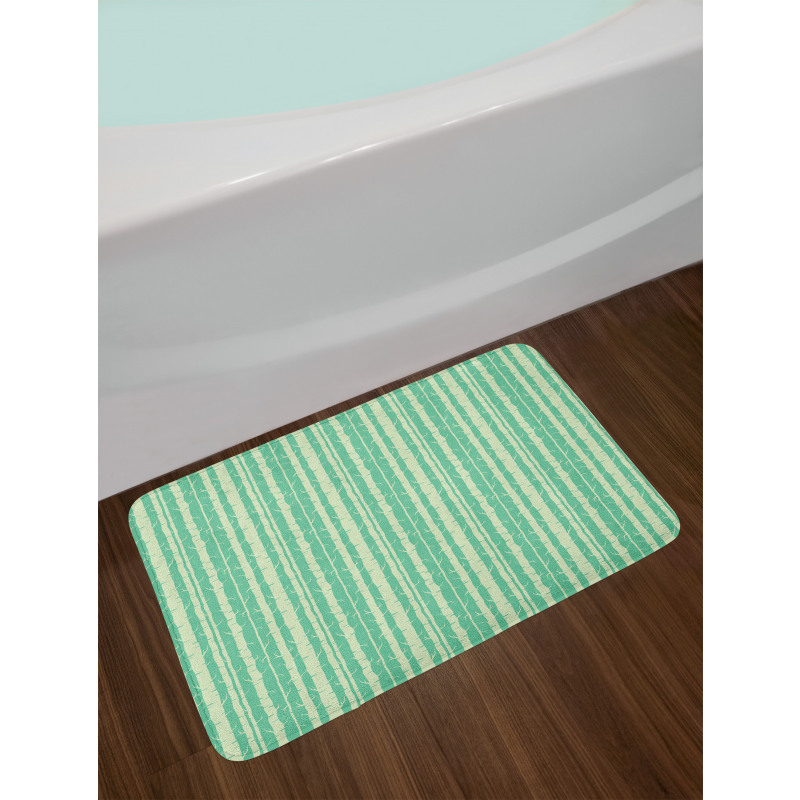 Soft Tone Tree Stems Pattern Bath Mat