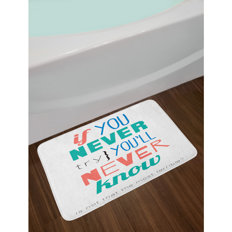 Inspiration Philosophy Bath Mat