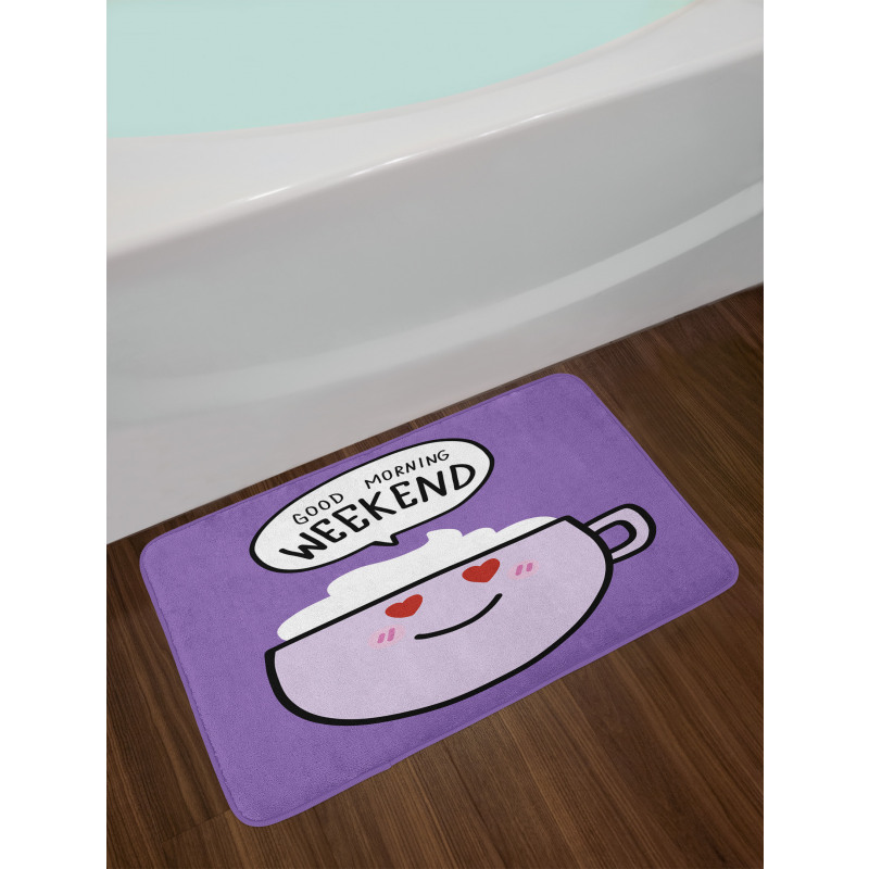 Morning Weekend Bath Mat