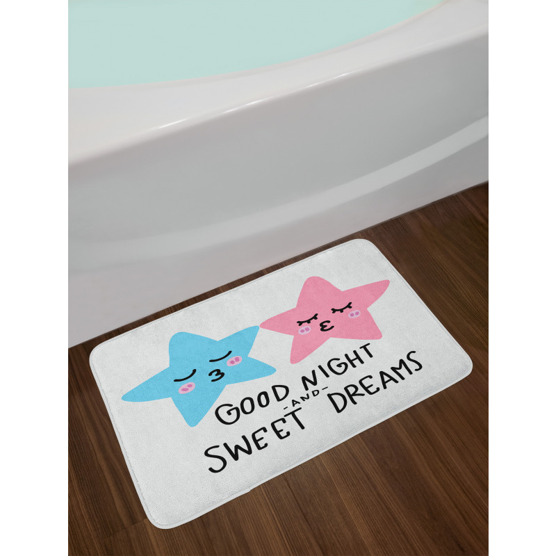 Dreams Stars Kiss Bath Mat