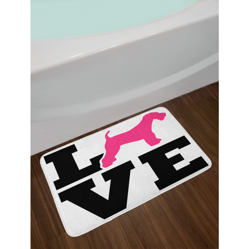 Pop Dog Lover Art Bath Mat