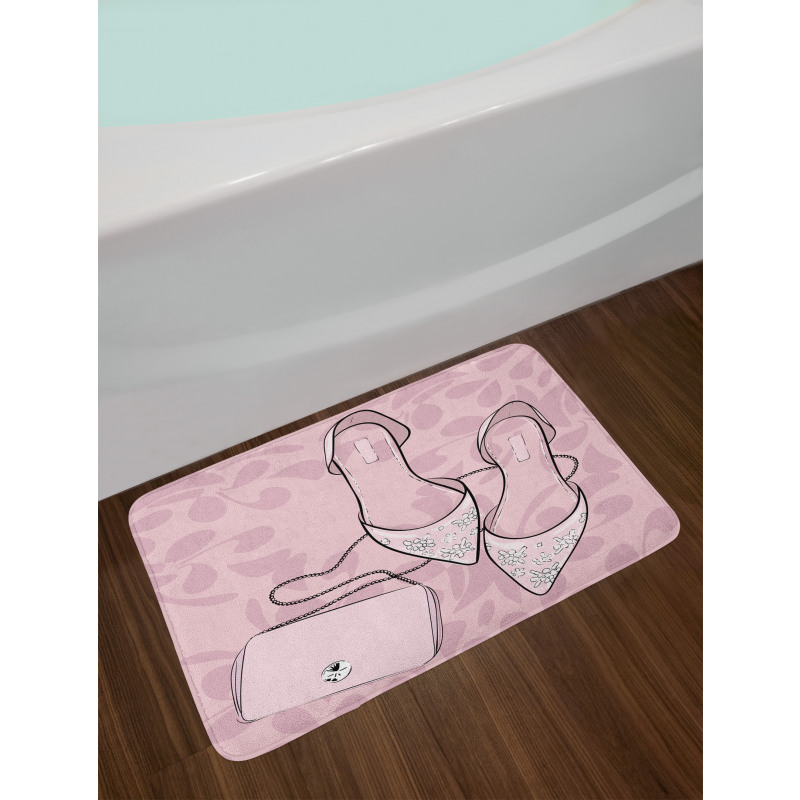 Feminine Clutch Stiletto Bath Mat