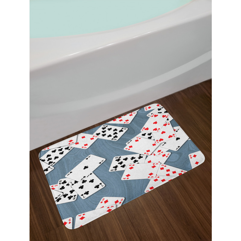 Playing Cards Bath Mat