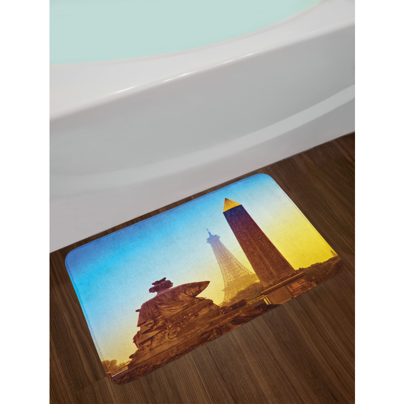 Eiffel Old Tower Photo Bath Mat