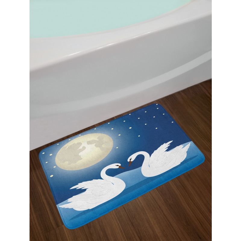 Moonlight Sky at Night Art Bath Mat