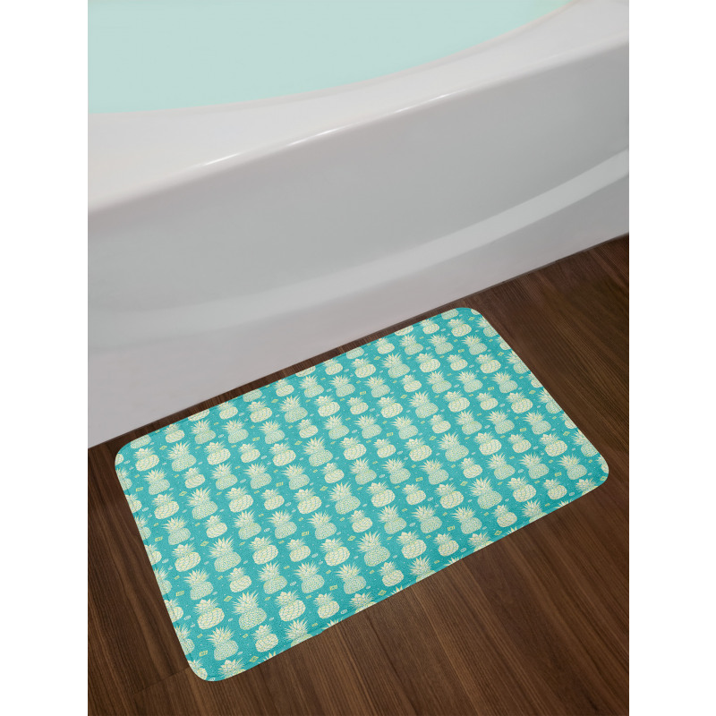 Abstract Summer Fruit Art Bath Mat