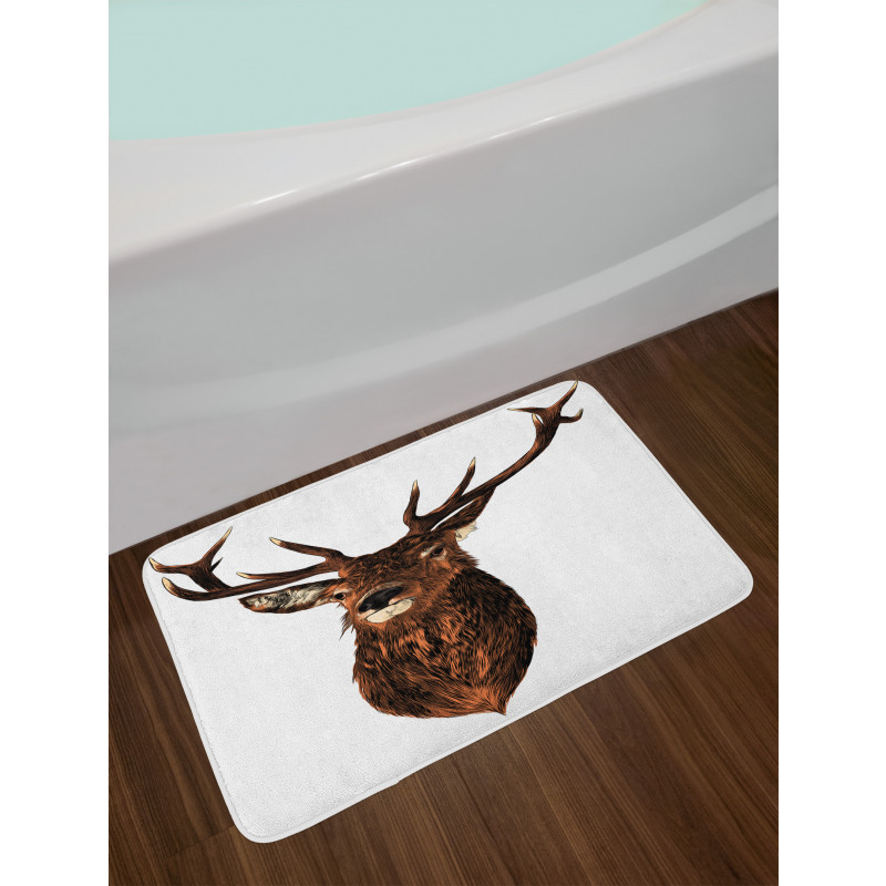 Stuffed Animal Head Bath Mat