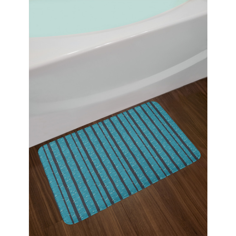 Irregular Spots and Trunks Bath Mat