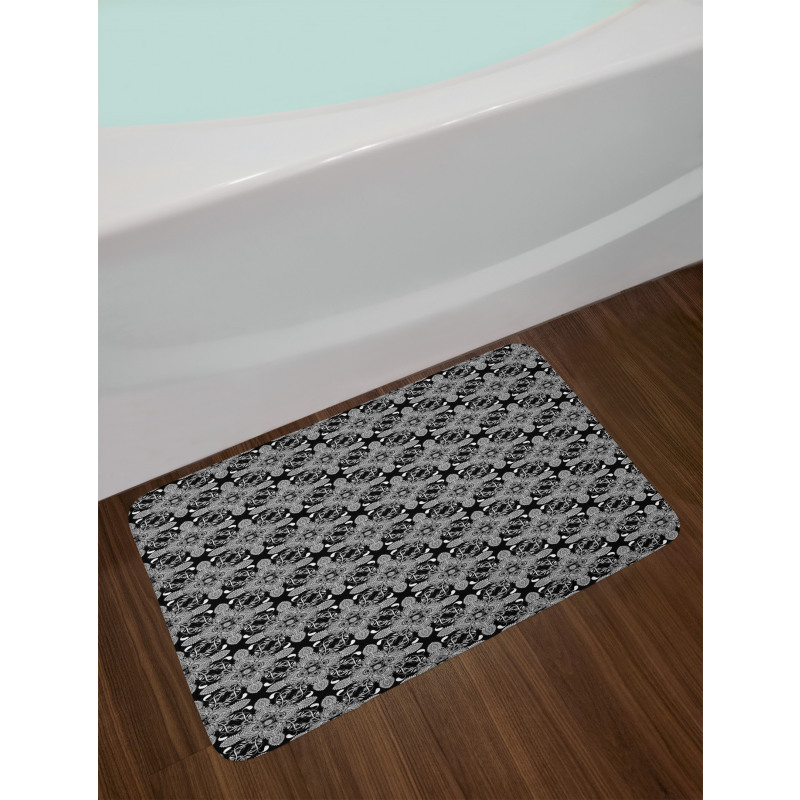 Vintage Motifs Art Bath Mat