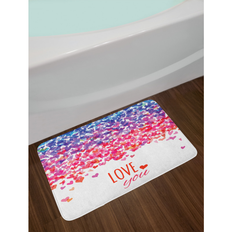 Hearts Love Springtime Bath Mat