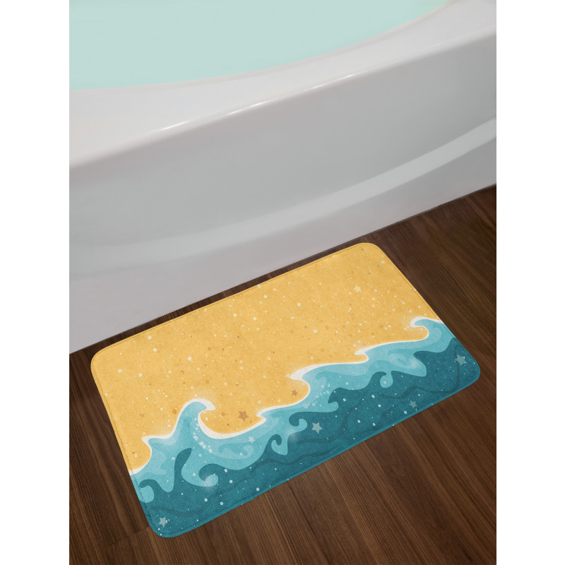 Grange Waves Stars Bath Mat