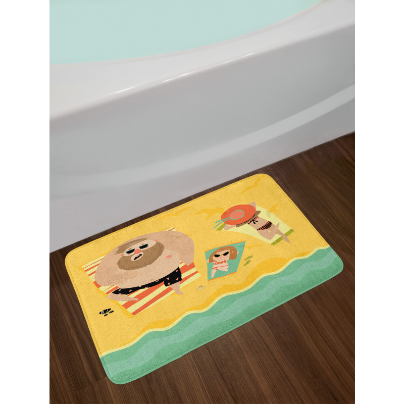 Happy Family Seaside Bath Mat