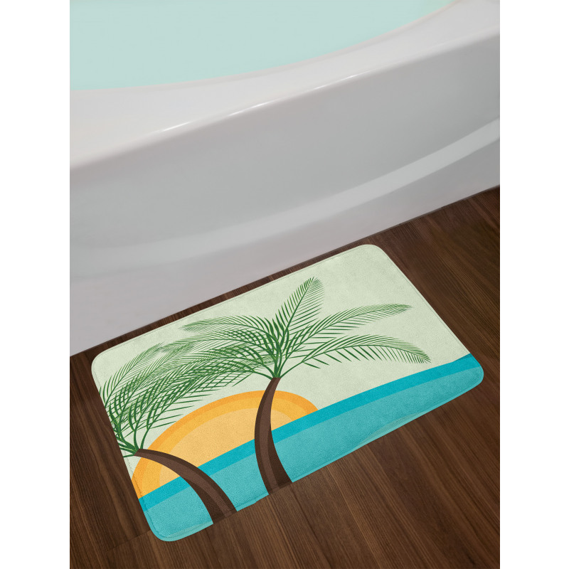 Modern Summer Bath Mat