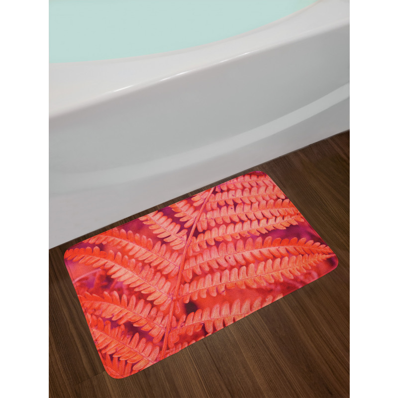 Close up Fern Leaf Bath Mat