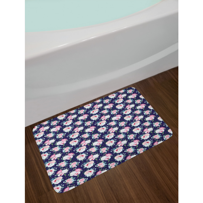 Tender Floral Bouquet Bath Mat