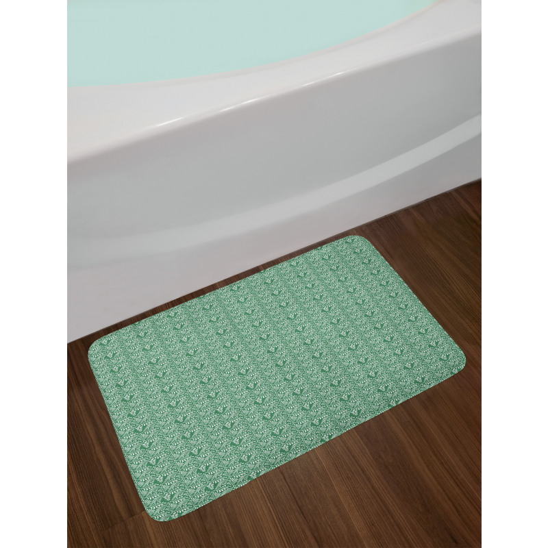 Eastern Leaves Bath Mat