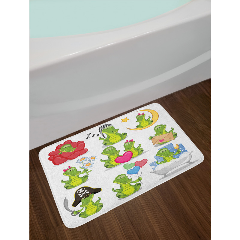 Characters in Action Bath Mat