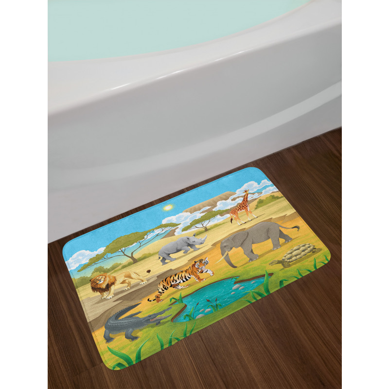 Landscape Forest Bath Mat