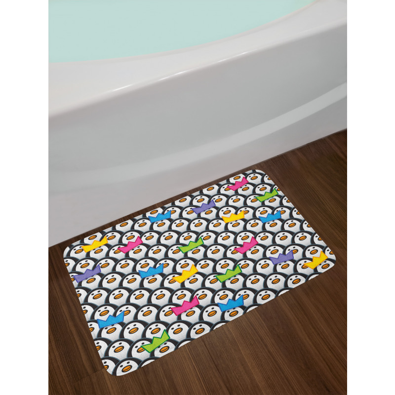 Penguin Ice Animals Bath Mat