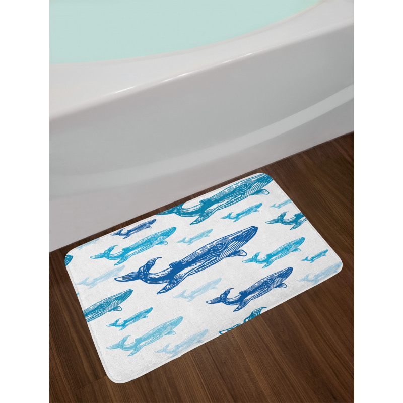 Ocean Animals Colorful Bath Mat