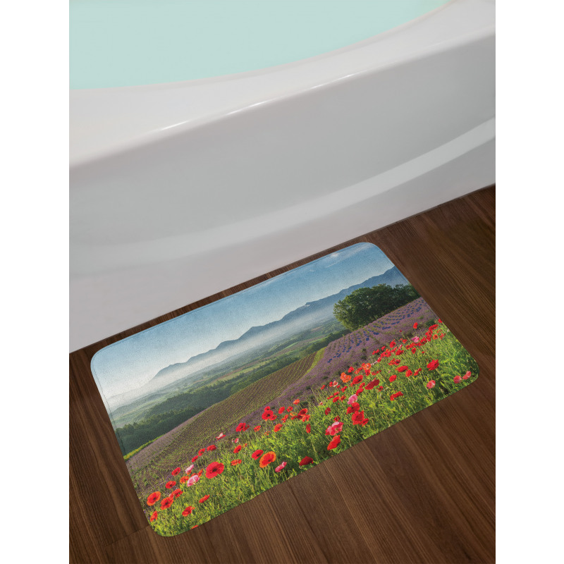 Lavender Farm Morning Bath Mat