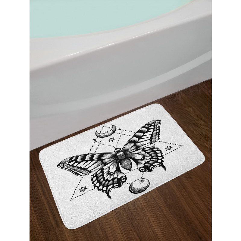 Mystical Butterfly Bath Mat