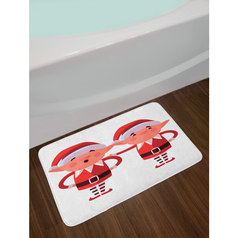 Pattern of 2 Friendly Bath Mat