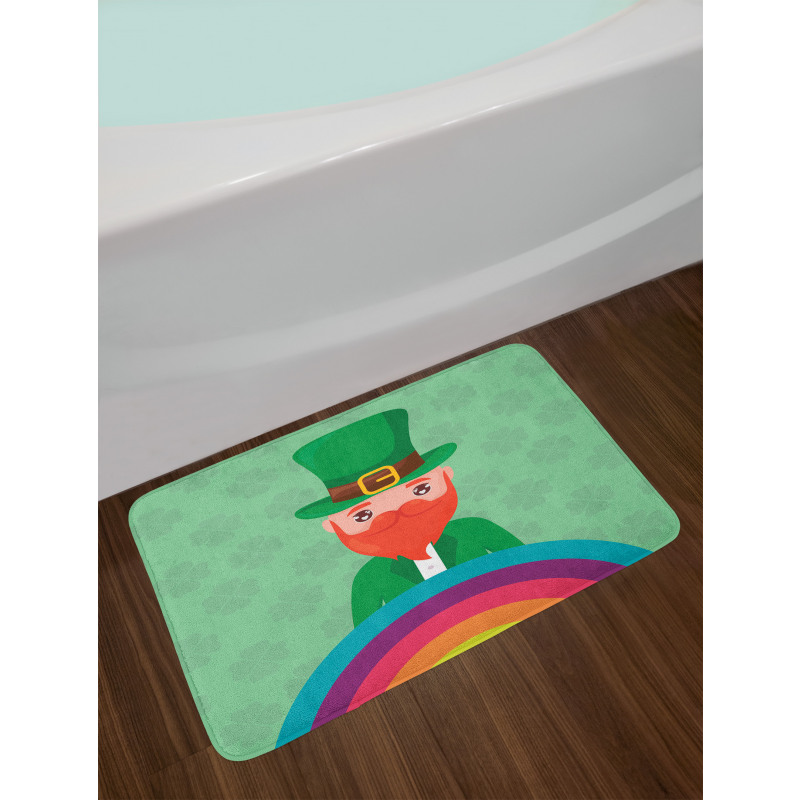 Happy Vibrant Holiday Feels Bath Mat