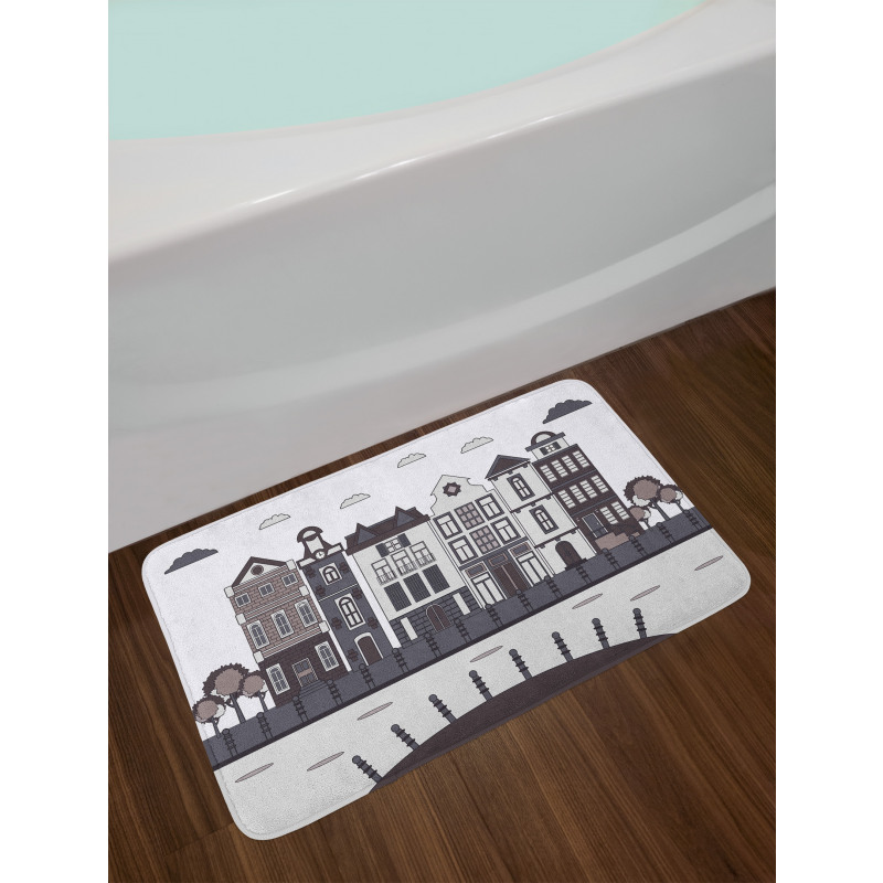 City Scenery Bath Mat