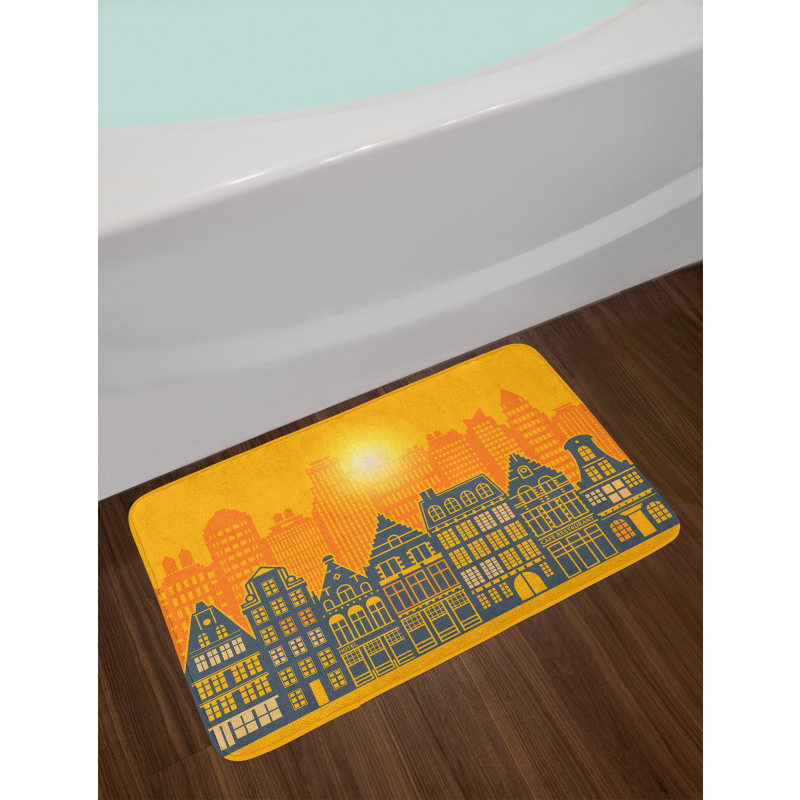 Urban Retro Architecture Bath Mat