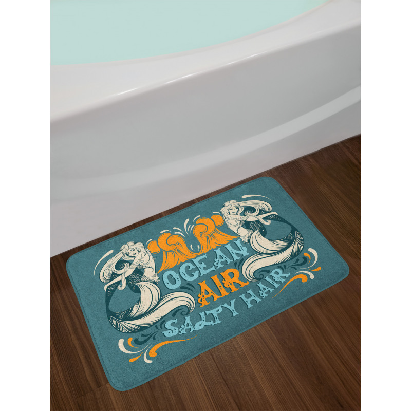 Mermaid Summer Sea Bath Mat