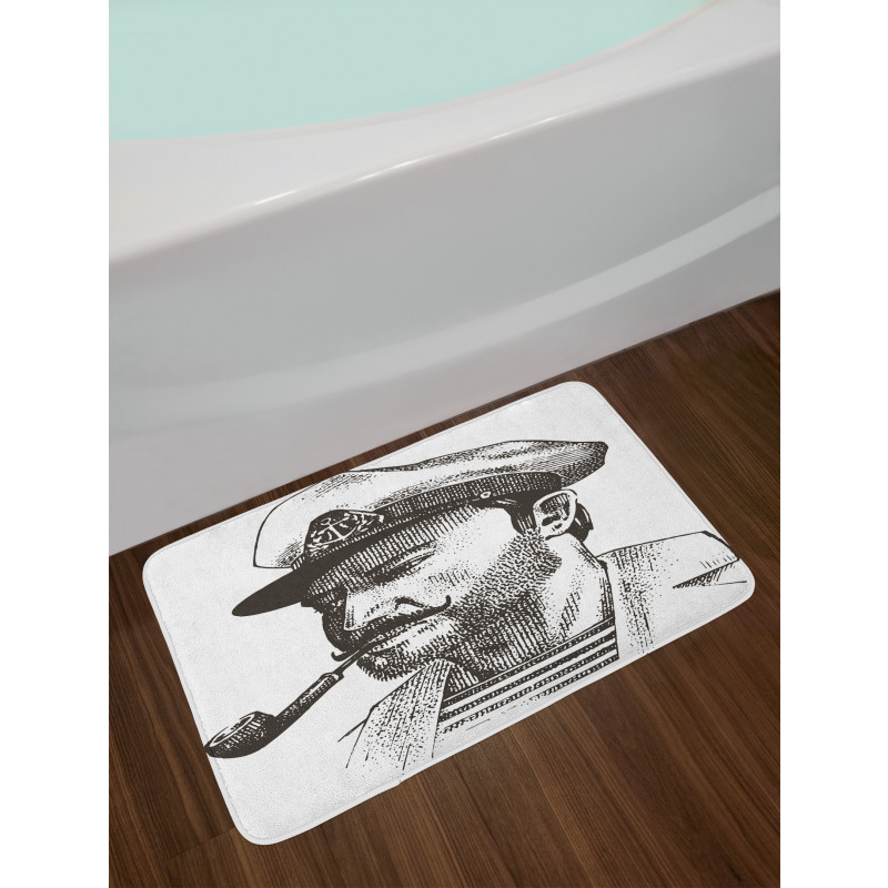 Maritime Boatswain Bath Mat