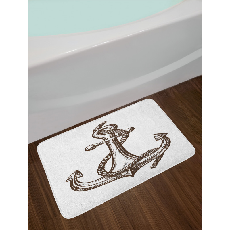 Cruise Sign Sketch Bath Mat