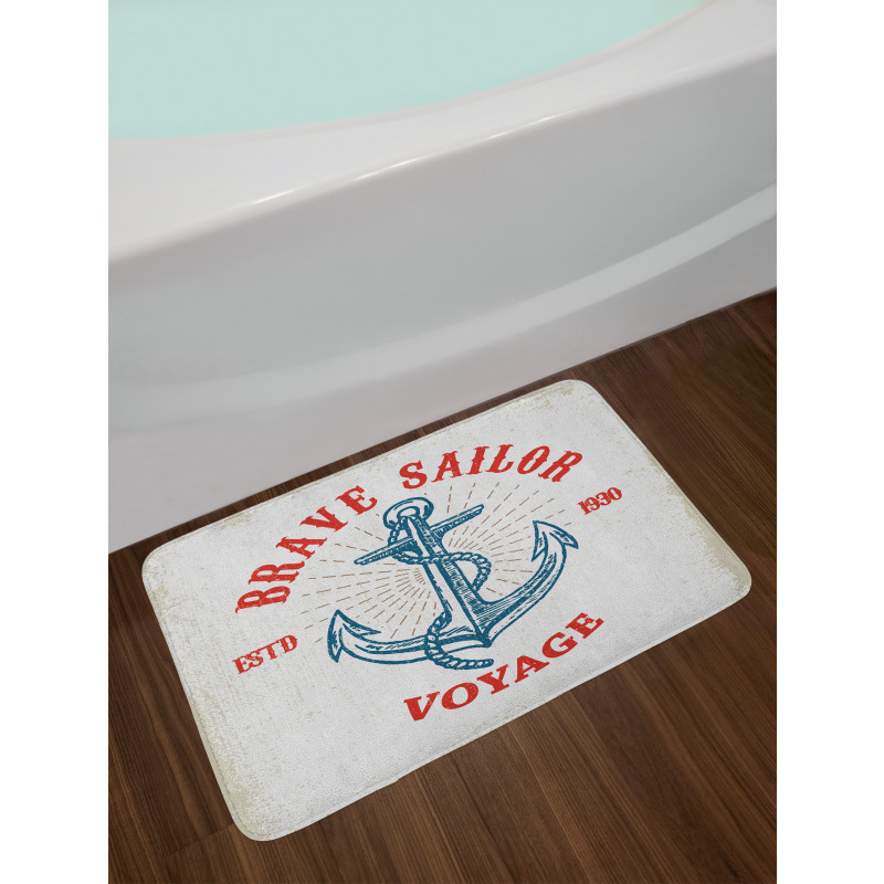 Voyage Anchor Art Bath Mat