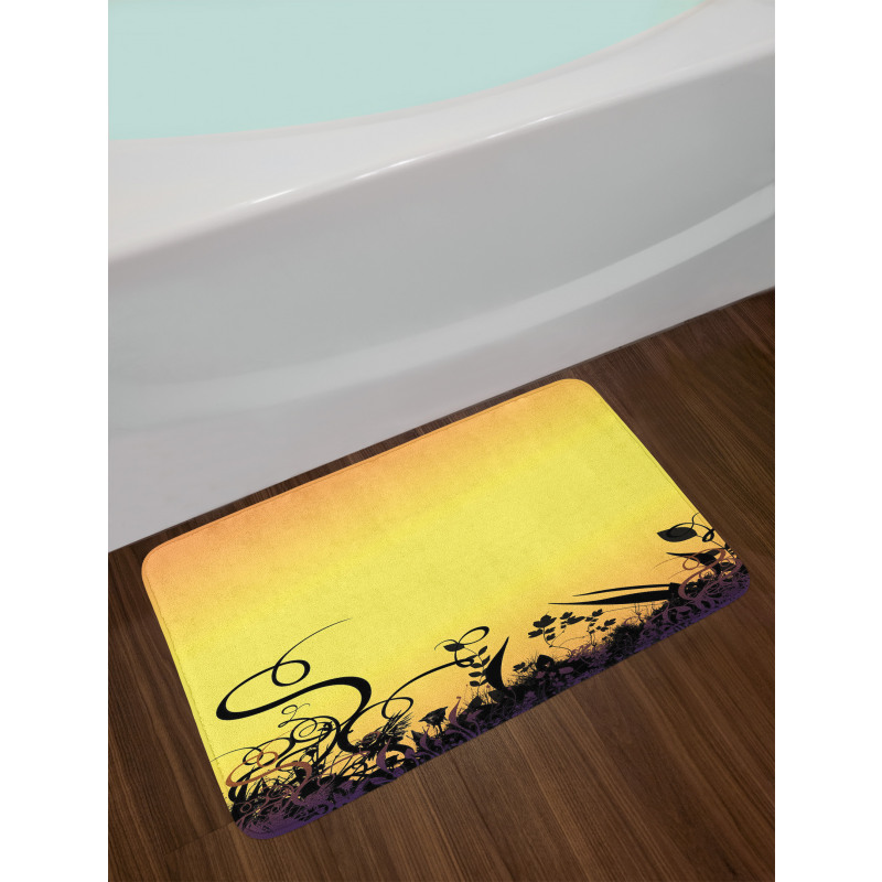 Ombre Sunset Botany Bath Mat