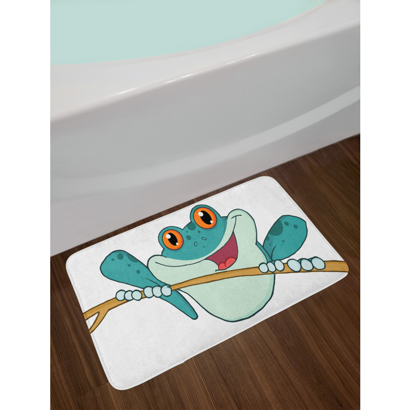 Animal Holding on a Branch Bath Mat