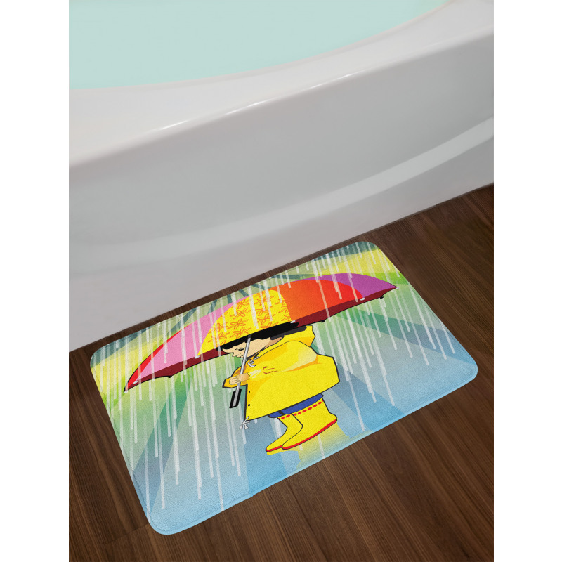 Vibrant Woman Bath Mat